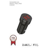 Torima Araç Şarj Cihazı 2 Usb Portlu Transmitter C01 Siyah