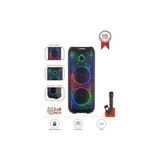 Torima Bluetooth Hoparlör Mikrofonlu Kumandalı Rgb Işıklı Speaker D64 Siyah - 01-Siyah