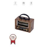 Torima Bluetooth Hoparlör Nostaljik Radyo Speaker NS02 Ahşap