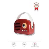 Torima Bluetooth Hoparlör Nostaljik Radyo USB TF Destekli Speaker KTS-1682 Kırmızı
