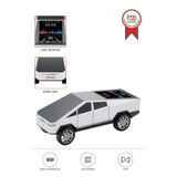 Torima Bluetooth Hoparlör Retro Araba CyberTruck Tasarımlı Rgb Işıklı TWS USB 15W Speaker D68 Beyaz