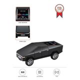 Torima Bluetooth Hoparlör Retro Araba CyberTruck Tasarımlı Rgb Işıklı TWS USB 15W Speaker D68 Siyah