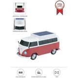 Torima Bluetooth Hoparlör Retro Araba Vosvos Tasarımlı Solar Şarjlı Speaker D70 Kırmızı