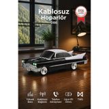Torima Bluetooth Hoparlör Retro Klasik Araba Tasarımlı Tws 10W Fm USB Speaker D86 Siyah