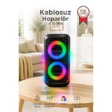 Torima Bluetooth Hoparlör Telefon Tutacaklı Rgb Işıklı Speaker KTS-1296 Siyah