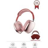 Torima Bluetooth Kulaklık Aux Sd Kart Girişli Kablosuz Kulaklık P9 Pro Max Pembe