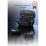 Torima Bluetooth Kulaklık Kulak İçi Kablosuz Kulaklık XT62 Siyah