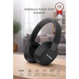 Torima Bluetooth Kulaklık Kulak Üstü Kablosuz Kulaklık HD50 Siyah