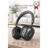 Torima Bluetooth Kulaklık Kulak Üstü Kablosuz Kulaklık HD70 Siyah