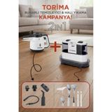 Torima Buharlı Temizleyici Halı Koltuk Yıkama Cam Mutfak Temizleme Buhar Makinesi Cx002b+Cb902a