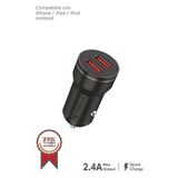Torima C01 Siyah 2 Usb Port Girisli Transmitter Arac Sarj Cihazi