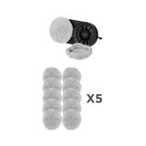 Torima Cam Temizleme Robotu 5'li Set (10 ADET) Ddc55 , C65 , C6 , S8 Uyumlu Mikro Fiber Yedek Bezi