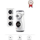 Torima CNB69008 Beyaz Sessiz Kademeli Dijital Ekranlı USB Şarjlı Mesh Nebulizatör Cihazı - Standart