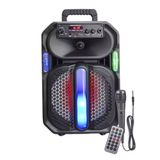 Torima D26 Siyah RGB Işıklı Mikrofonlu Kumandalı USB/TF/FM/MIC/BT Bluetooth Hoparlör