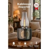 Torima D53 Nikel Antrasit Vintage Gaz Lambası Taşınabilir Bluetooth Speaker