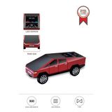Torima D68 Kırmızı Cybertruck Araba Tasarımlı Bluetooth Hoparlör 15W Güçlü Ses Rgb Led /Tws/Usb