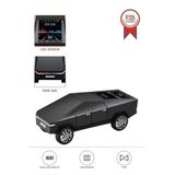 Torima D68 Siyah Cybertruck Araba Tasarımlı Bluetooth Hoparlör 15W Güçlü Ses Rgb Led /Tws/Usb