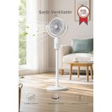 Torima F1 Air Fan Beyaz Kumandalı Ayarlanabilir Vantilatör