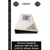 Torima Fotoğraf Albümü 300'Lük 4X6 (10X15) Albüm Beyaz Resim Ani Defteri Anıları Sakla