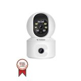 Torima Güvenlik Kamerası 360 Derece Dönebilen 1080P Çift Kamera Full Hd Smart Ip Kamera CMR10 Beyaz