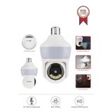 Torima Güvenlik Kamerası 360 Derece Dönebilen Wifi Ampül Full Hd Smart Ip Kamera CMR26 Beyaz