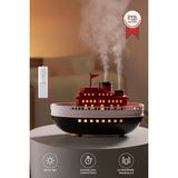 Torima Hava Nemlendiricisi Led Işıklı Aroma Difüzör Boat Tasarım Ultrasonik 300 ML H18 Kırmızı