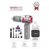 Torima Hl-121 Kırmızı 4In1 Şarjlı Araç Mini El Süpürgesi