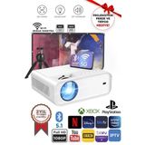 Torima HML-4012 Android 500w Tv 1080p Destekli Projeksiyon Cihazı 5g Wi-fi 5.1 Bluetooth Projektör