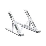 Torima JX-18 Laptop Stand MacBook Notebook Katlanabilir Taşınabilir Metal Standı Gümüş