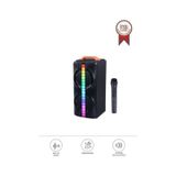 Torima Kts-1790 Siyah Mikrofonlu Rgb Ledli Taşınabilir Bluetooth Hoparlör Parti Speaker siyah