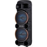 Torima KTS-2058 Siyah Çift Mikrofonlu RGB Ledli Taşınabilir Bluetooth Hoparlör