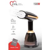 Torima KY-003 Siyah Buharlı Kırışık Giderici 1500 W Taşınabilir Seyahat Boy Dikey Ütü