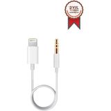 Torima Lıghtnıng To 3.5 mm Aux Dönüştürücü Kablo- - Beyaz