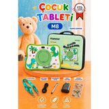 Torima Maniner Eğitici Tablet 4gb 128GB Kılıf Hediyeli Çocuk Tableti M8 Yeşil - 4 GB
