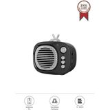 Torima Mini Bluetooth Hoparlör 5W TF Kart FM Radyo TWS Taşınabilir Speaker KTS-1693 - Siyah