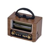 Torima NS-02 Wooden Nostajik Radyo Bluetooth Hoparlör