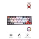 Torima Oyuncu Klavyesi Rgb Işıklı Mekanik Şarjlı Kablosuz Blue Switch Q Klavye TK11 Beyaz