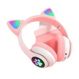 Torima Pembe Kedi Kulak Ustu Kablosuz Bluetooth Kulaklik Stn-28