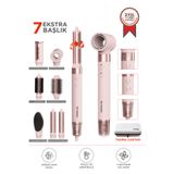 Torima Saç Şekillendirme ve Kurutma Seti 7in1 Hava Üflemeli Fön Makinesi Airwrap Compact THD01 Pembe