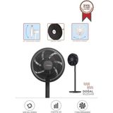 Torima Sf-01 Siyah Ayarlanabilir Ayaklı 14'' İnc 45W 3 Kademeli 7 Pervaneli Vantilatör Fan
