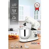 Torima Stand Mikser Hamur Yoğurma Makinesi Dijital Göstergeli 5L 1400W TMK-1400DT Beyaz