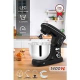 Torima Stand Mikser Hamur Yoğurma Makinesi Dijital Göstergeli 5L 1400W TMK-1400DT Siyah
