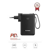 Torima Taşınabilir Batarya 10000 Mah Type-C Hızlı Şarj Dijital Göstergeli 22,5W Powerbank TRM-1017 Siyah