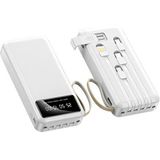 Torima Taşınabilir Batarya 20000 Mah Ledli 4 Çıkışlı Powerbank Trm-1021 Beyaz