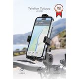 Torima Telefon Tutucu Bisiklet Araç İçi Oto Aksesuarları JX041 Siyah