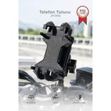 Torima Telefon Tutucu Motorbisiklet Bisiklet Oto Aksesuarları JX042 Siyah
