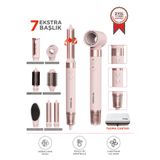 Torima THD-01 Pembe 7 In 1 Hava Üflemeli Saç Şekillendirici Compact Saç Kurutma Fön Makinesi