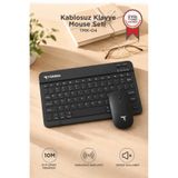 Torima TMK-04 Siyah TKL Kablosuz Klavye Mouse Seti