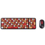 Torima Tmk-07 Çok Renkli Retro Daktilo Görünümlü Kablosuz Q Klavye Mouse Seti