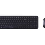 Torima Tmk-07 Siyah Retro Daktilo Görünümlü Kablosuz Q Klavye Mouse Seti